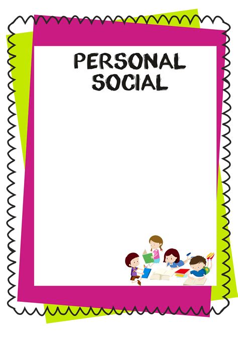 Caratula Para Personal Social Para Dibujar Caratulas Para Cuadernos