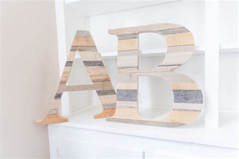 Large Letter Wall Decor Wooden Letter Housewarming T Etsy