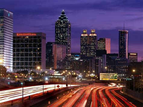 Atlanta Skyline Wallpapers Wallpaper Cave