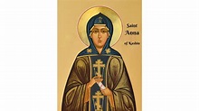 Saint Anna of Kashin Orthodox Icon Princess Anna Kashinskaya - Etsy