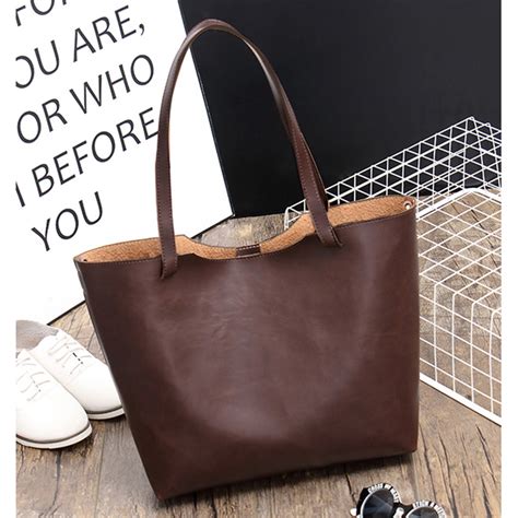 Ziwi Fashion Women Handbags Brown Vintage Design Soft Leather Ladies