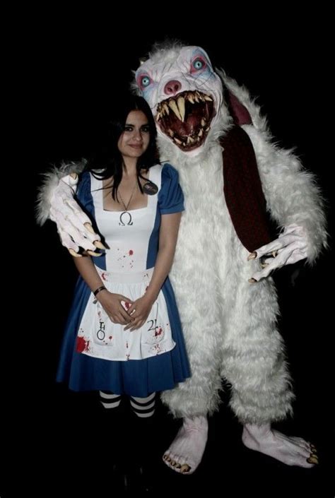 Alice And One Very Scary Rabbit Cosplay Cool Halloween Costumes