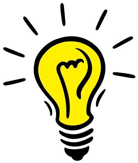 Thinking Light Bulb Clip Art Free Clipart Images Clipartix