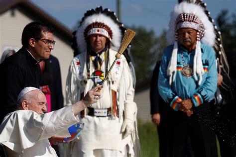 Pope Church Must Take Institutional Blame For Harm Done To Indigenous Canadians Reuters