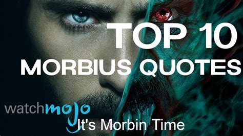 Top 10 Morbius Quotes Its Morbin Time Youtube