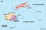 fiji political map. Eps Illustrator Map | Vector World Maps