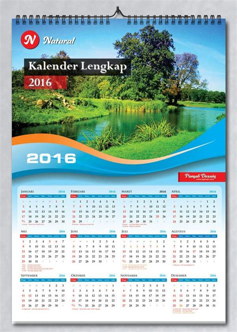40 Download Desain Kalender Dinding Cdr Background