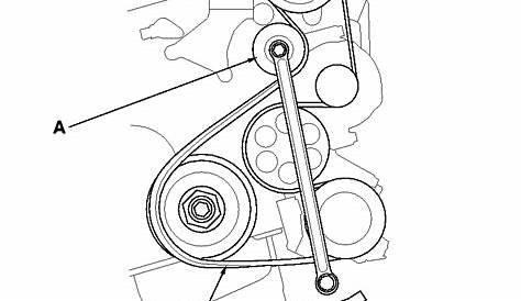 2008 honda crv belt diagram