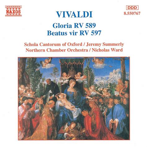 Vivaldi Gloria Rv 589 Beatus Vir Rv 597 Cd Opus3a
