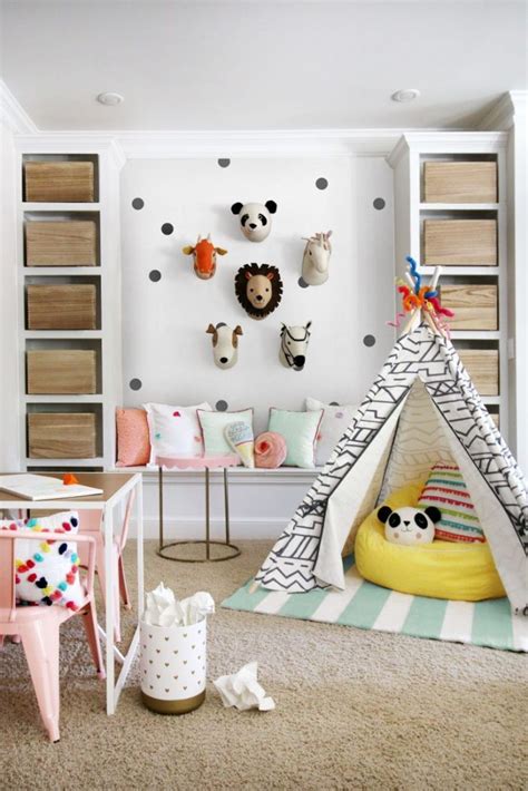 60 amazing kids playrooms ideas kids room decorating ideas with perfect organization for more design and decorating ideas. Creative & Fun Kids Playroom Ideas