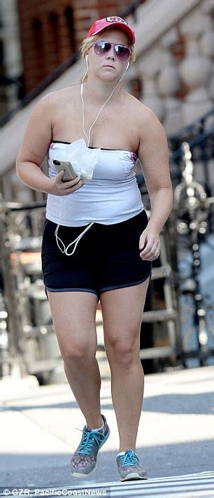 Amy Schumer Grabs A Pastry Before Heading Out For Some Exercise Daily