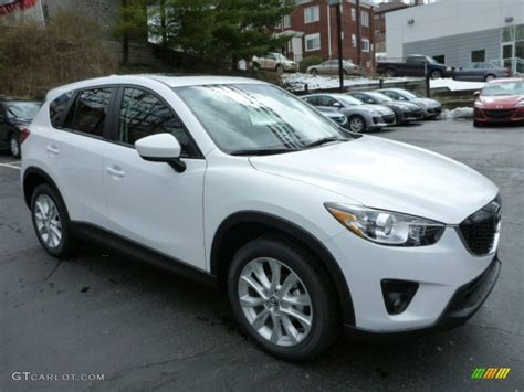 Crystal White Pearl Mica 2014 Mazda Cx 5 Grand Touring Awd Exterior