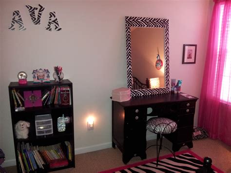 Solid wood bedroom furniture sets. 8yr old Pink and Zebra Print Room Makeover | Zebra print ...