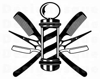Vetor stock de hair clipper scissors symbol hairdresser (livre de direitos) 1130843861. Barber shop svg | Etsy
