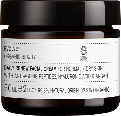 Evolve Organic Beauty Daily Renew Facial Cream Ecco Verde Italia