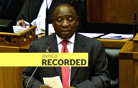 It follows a special sitting of cabinet, which considered recommendations of the national coronavirus command. Cyril Ramaphosa Address The Nation Today Enca / Watch ...