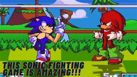This Sonic Fighting Game Is Amazing 3 Random Sonic Fan Games Youtube
