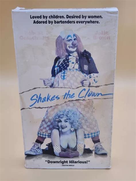 Shakes The Clown Vhs Tape Cult Film Bobcat Goldthwait Julie Brown