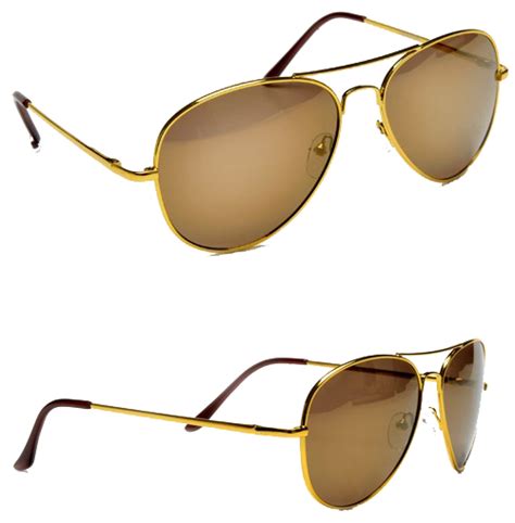 Gold Aviators 8 Aviation Mirrored Sunglasses Fashion Moda Fashion