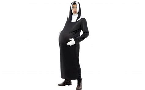 it s a little weird to dress up as a nun while pregnant in 2019 pregnant halloween costumes