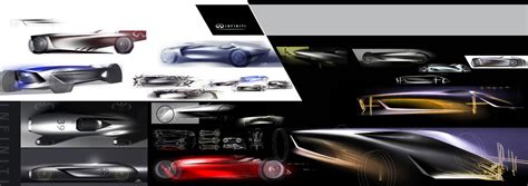 Infiniti Teases Electric Concept Car Body Design