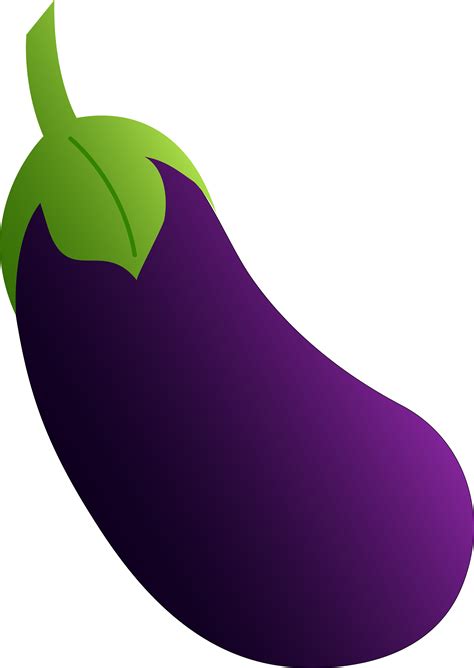High Resolution Eggplant Clipart Png Transparent Background Free