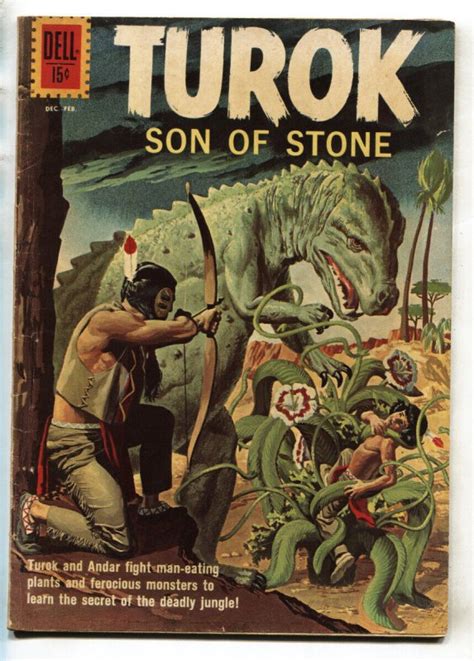 Turok SON Of Stone 26 Dell 1962 Dinsosaur Cover And Stories Comic