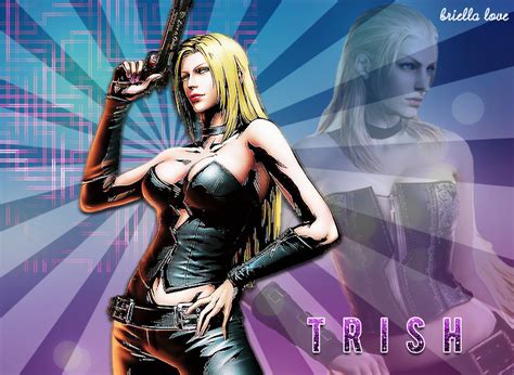 While we are talking about this hot woman, we want to now take you on a ride through a trish photo gallery. Trish Devil May Cry MVC3 Wallpaper by BriellaLove on ...