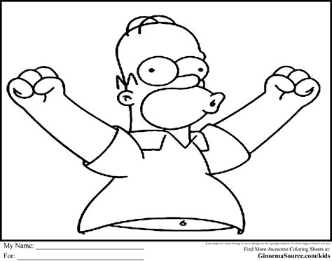 The simpsons coloring pages are free printable pictures from a popular cartoon serial about the american way of life. Homer Simpson coloring, Download Homer Simpson coloring ...