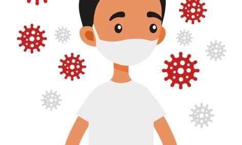 Membujuk anak agar mau pakai masker ternyata butuh cara tersendiri. Ilustrasi Gambar Virus Corona Untuk Desain Poster | Desaintasik.com