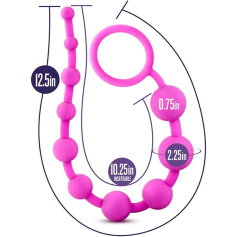 Luxe Silicone 10 Anal Beads Silicone Anal Beads Anal Exploration