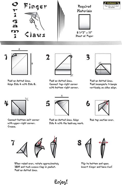 Sweet Origami Claws Origami Claws By Hairaito Shion On Deviantart How