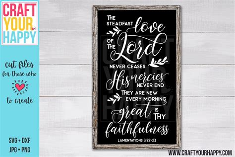The Steadfast Love Of The Lord Never Ceases A Christian Svg 244664