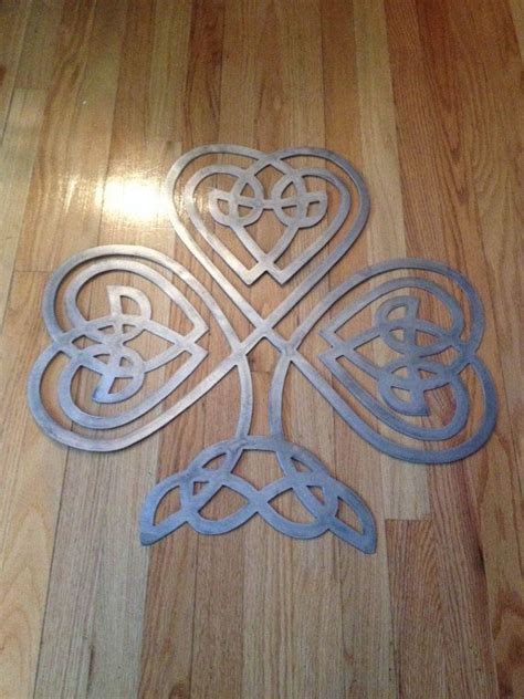 Celtic Knot Clover Shamrock Ireland Holy Trinity Irish Etsy