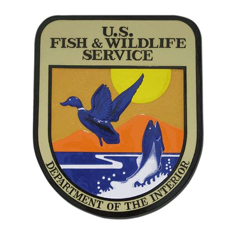 Us Fish And Wildlife Service Emblem American Plaque Company