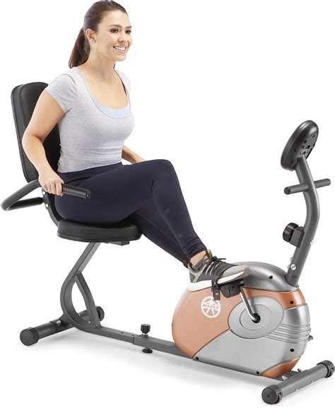 Marcy Recumbent Exercise Bike With Resistance Me 709