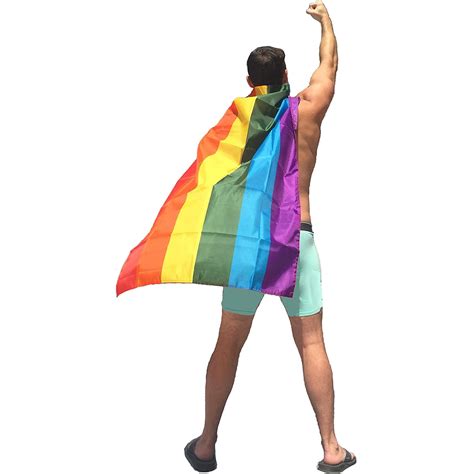 Wholesale Rainbow Cape Gay Pride Deluxe Flag Buy Rainbow Body Flag