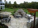 Backyard Stone Patio Design Ideas Pictures