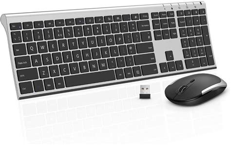 Wireless Keyboard Mouse Combo Jelly Comb Kus015 Ultra Slim Full Size