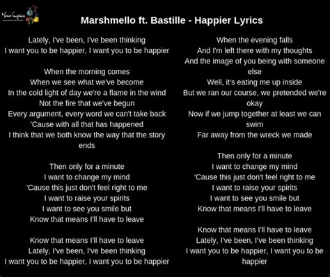 Marshmello Happier Full Lyrics Hot Sex Picture