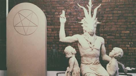 Satanic Temple Unveils Baphomet Statue During Arkansas