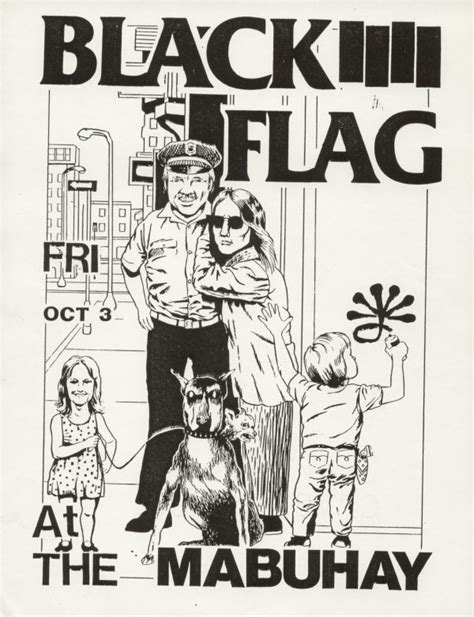 Raymond Pettibon The Art Of Black Flag 1980s Punk Poster Punk