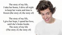 Story of My Life - One Direction Lyrics - YouTube