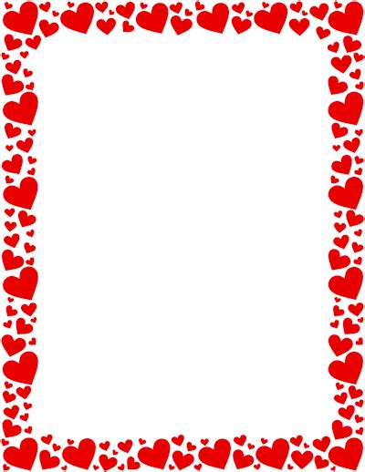 Free Heart Border Download Free Heart Border Png Images Free Cliparts
