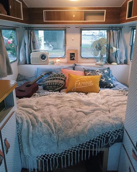 15 Cute Bedroom Interior Ideas For Camper Home Campervan Interior