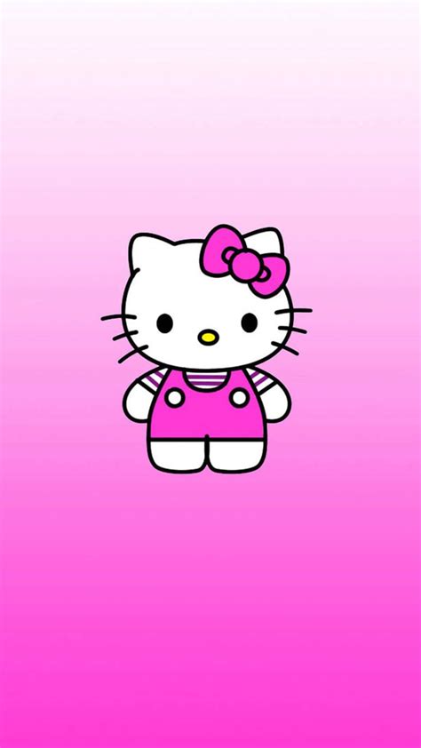 Download Light Purple Cute Pink Hello Kitty Wallpaper