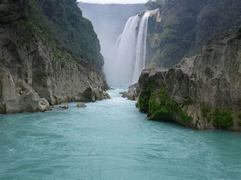 Cascada De Tamul En La Huasteca Potosína Slp