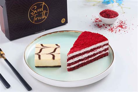order red velvet pastry and choco cheesecake combo box of 2 from sweet truth on eatsure