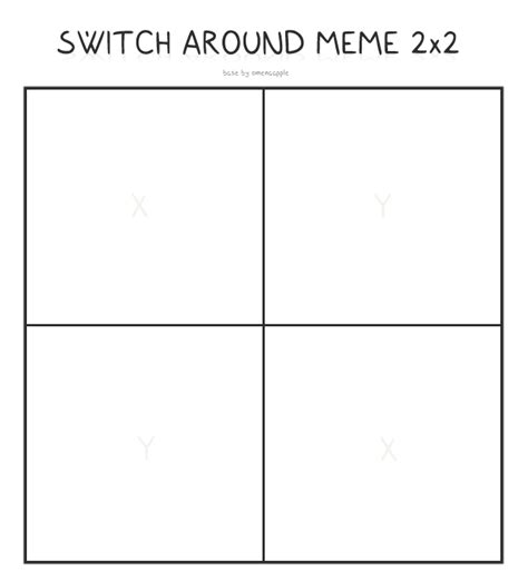 Switch Around Meme 2x2 Base By Omenaapple On Deviantart