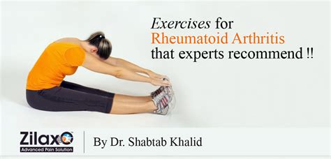 Zilaxo Advanced Pain Solution Exercises For Rheumatoid Arthritis That